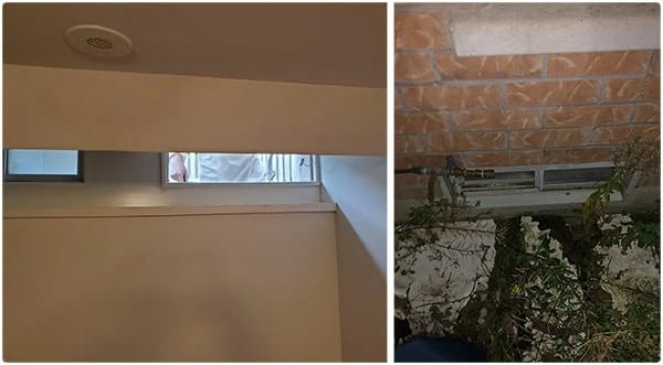 window trim and exterior view